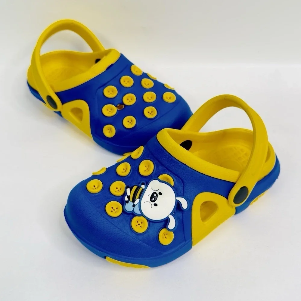 Toddler Garden Clogs Slip-On Casual‎ Two-tone Slipper Sandals